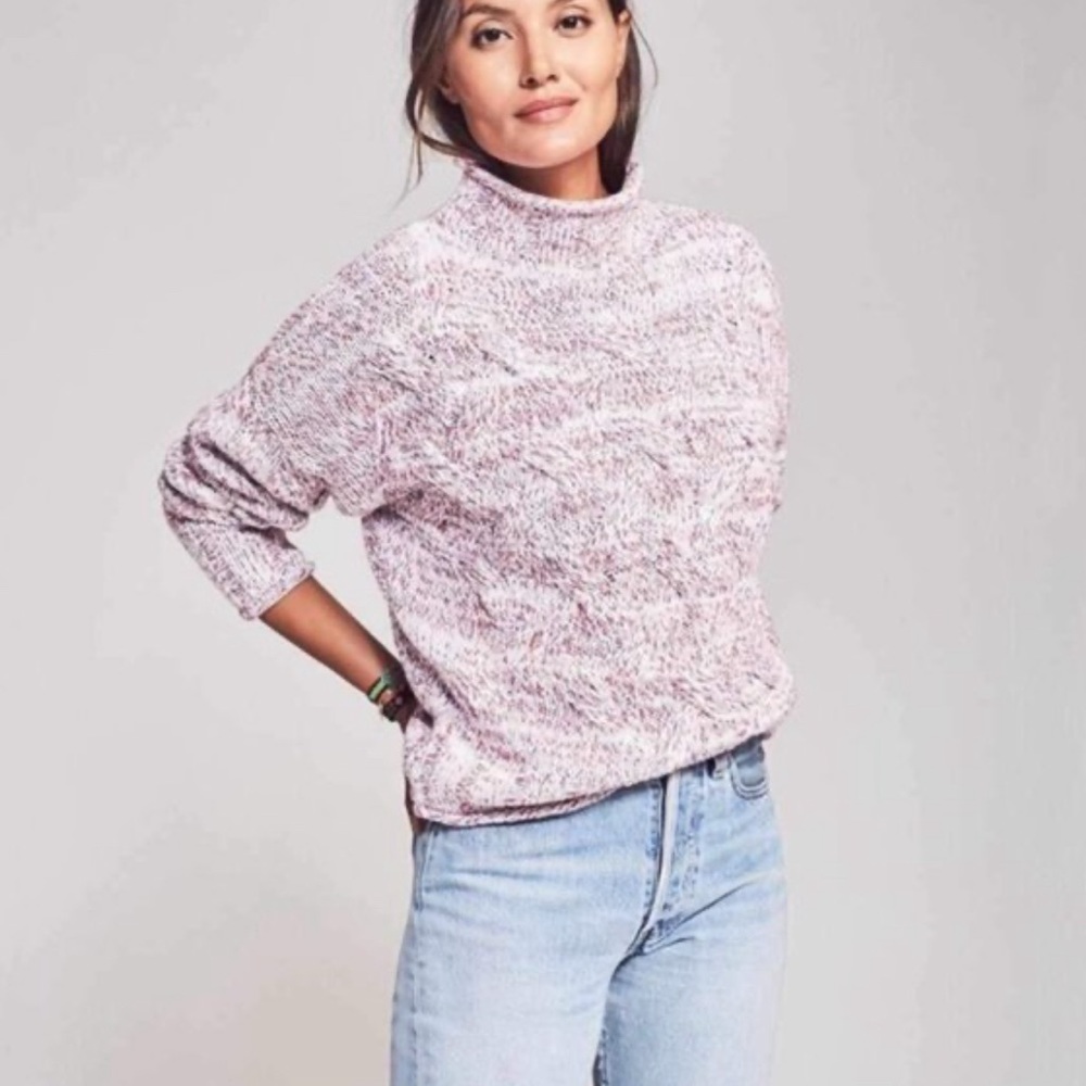 Faherty Jem Cable Stitch Sweater
